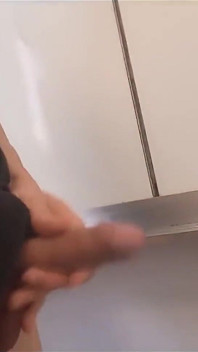 Cum at College, This Horny Student Twink Wanks His Smooth Cock and Squirts Jizz Riskyly in a Classroom