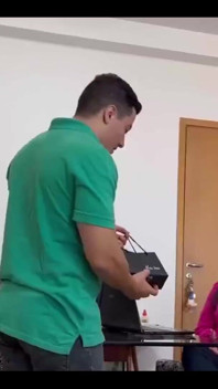 Sexy Office Female Worker Dominates and Friendzone Loser