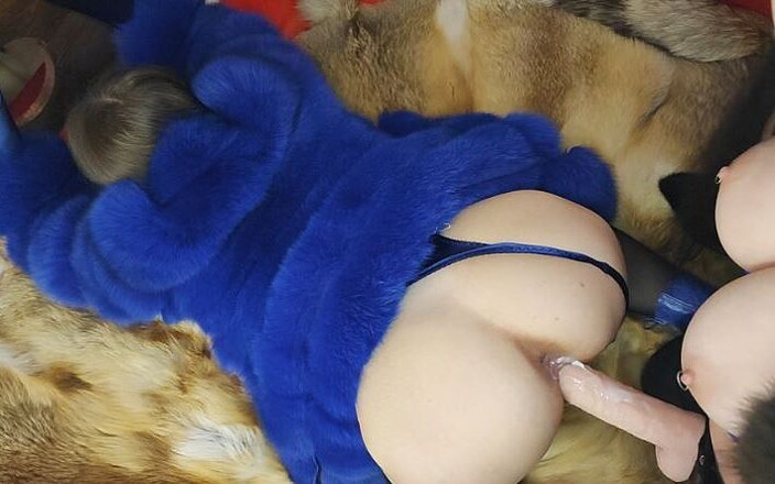 Bianca sex: Fetiș lesbian cu blană futai cu vibrator legat, tone de...