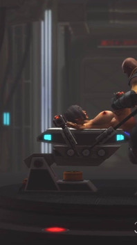 Sex dur sci-fi și o bombă sexy cu cătușe în laborator