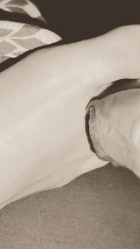 Secretly Touching My Stepsister's Legs with My Dick While She's Playing on the Phone