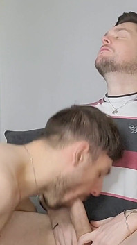 Couldn't Stop Myself From Emptying My 4 Day Load All Over His Bare Ass Cheeks