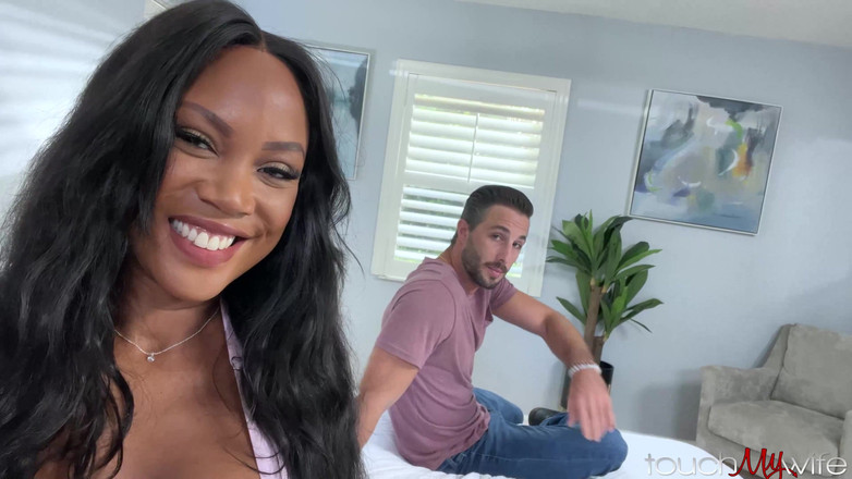 TouchMyWife: Hubby Away on Business - Wife Lets Another Man Penetrate &amp; Records...