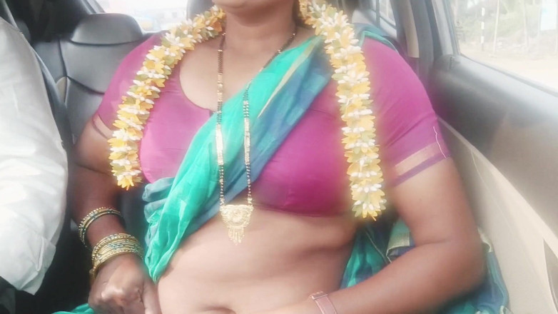 Telugu honey lips: Ayah tiri yang marah besar ngomong jorok di dalam mobil...