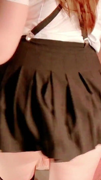 Your Girlfriend Dances and Seduces You in That Anime-style Schoolgirl Uniform