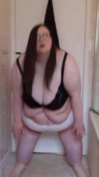 SSBBW Alongamento exercício de sutiã &tanga