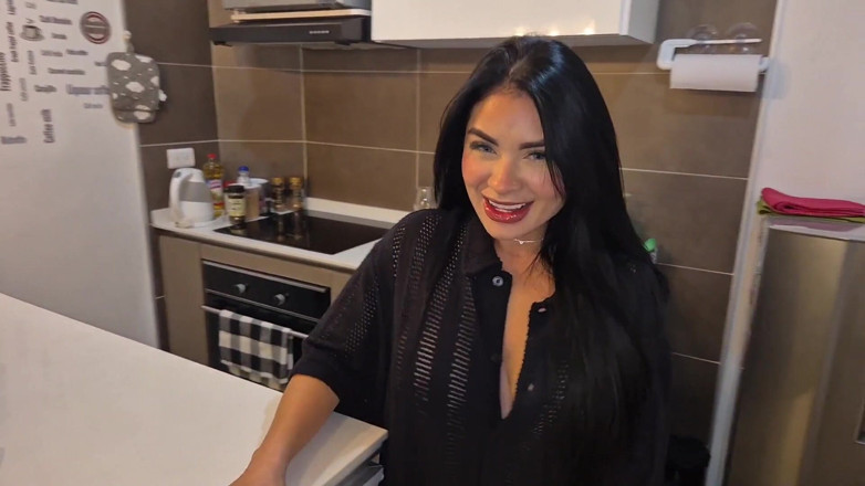 AlejandraPalacios: Wife Gives Him a Good Blowjob on Men's Day
