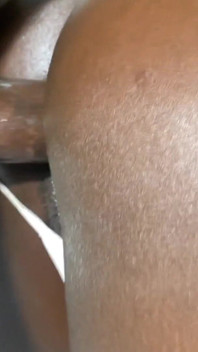 A Sweet Cumshot on a Blue Couch