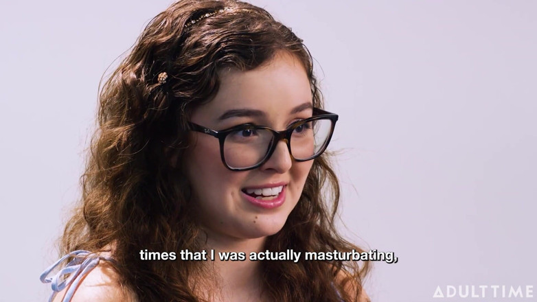 Adult Time Podcast: Leana Lovings Thought Someone Was Watching Her Masturbate!