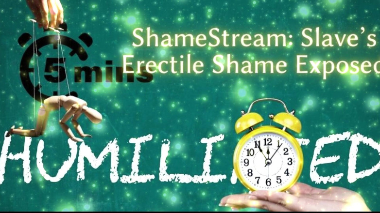 Goddess Misha Goldy: Shamestream: Odhalena vztyčená hanba otroka