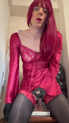 Jessica silk: Jess seide reitet dildo