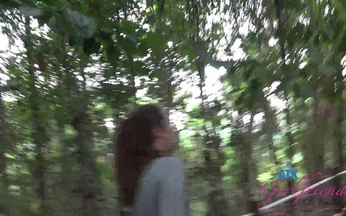 ATK Girlfriends: Everywhere Elena flashes her butt and she knows what it...