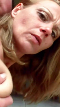 Flaca milf es follada por novio en la terraza y consigue el orgasmo