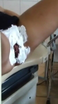 The Slave Shaves My Cunt