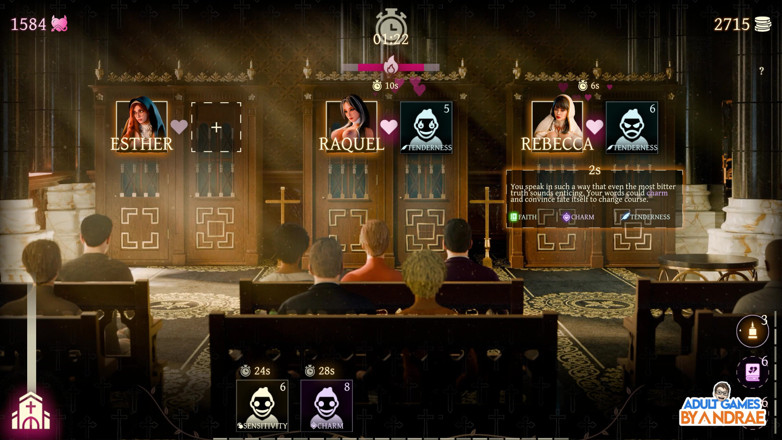 Adult Games by Andrae: Sisters in Sin Gameplay Parte 14 - Rebecca Tiene La Chiave Nella...