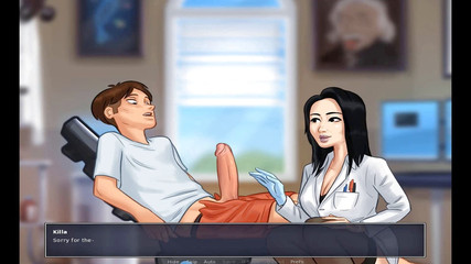 Hentai World: Letní sága - slečna Okita překvapila mého velkého čůráka