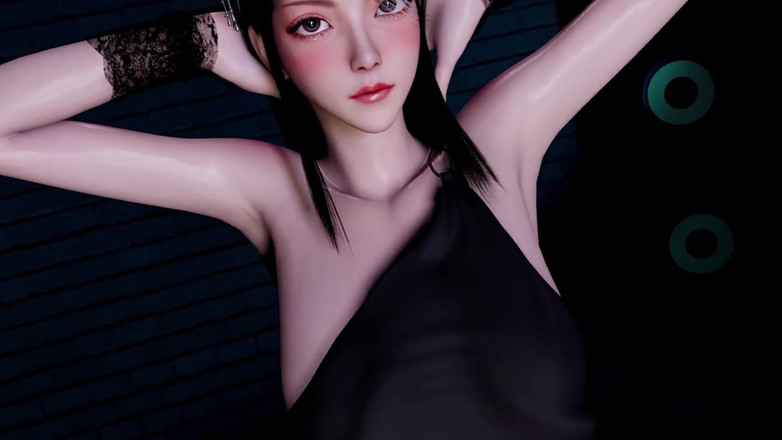 Why fuck so hard: 3D 可爱的亚洲宝贝裸体她完美的娇小身体被狠操