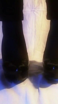 Nylonový footjob