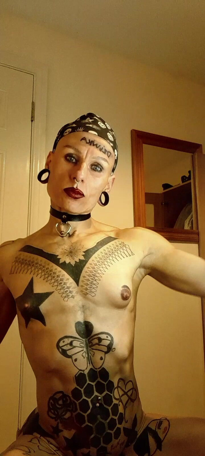 Nora Foes: Brown Bitch on Mini Dress