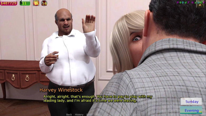 Porny Games: Алиса в стране чудес от Slow Games - обучение играть обнаженной перед камерой 5