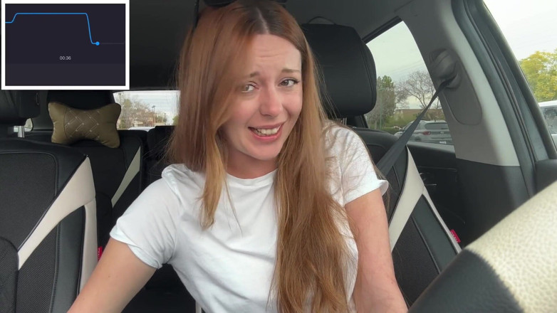 Nadia Foxx: Braless Pit Stop in the Drive Thru with My Lush...