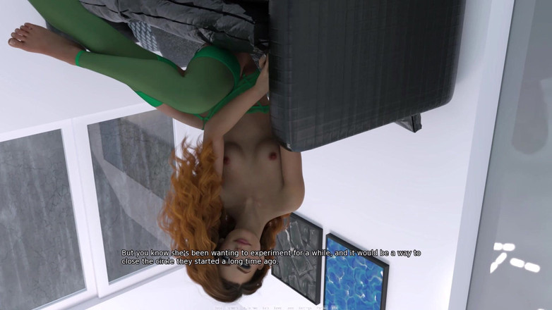 3D Cartoon Porn: Asrama saya 229: Eileen Saira Pertama Kali Seks Lesbian Dengan Menjilat...