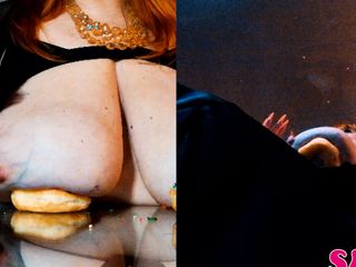 Samantha 38G: Samantha 38g verplettert Donut