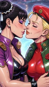 Cammy en Chun Li zoenen Ai