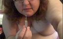 BBW nurse Vicki adventures with friends: Requested video, anal temperature taken by self