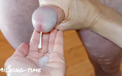Handjob Technique: Cock Polishing - Triple Cumshot Glans Massage Montage - Milking Time