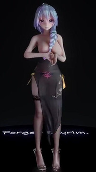 Tato erotis Miku-stellar-marionette; Black Stockings; Cheongsam