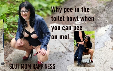 Toilet Mommy: Why Pee in the Toilet Bowl When You Can Pee...