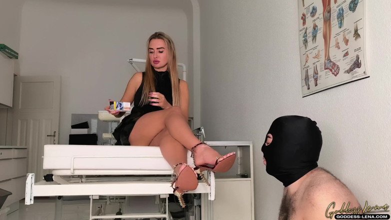 Goddess Lena: Smoking Domination: Lick My Heels &amp; Feet Clean - Ashtray, Spittoon &amp; Full...