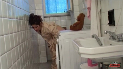 Vere Casalinghe Italia.: Bondageseks de vrouw geniet, gedomineerd door haar man