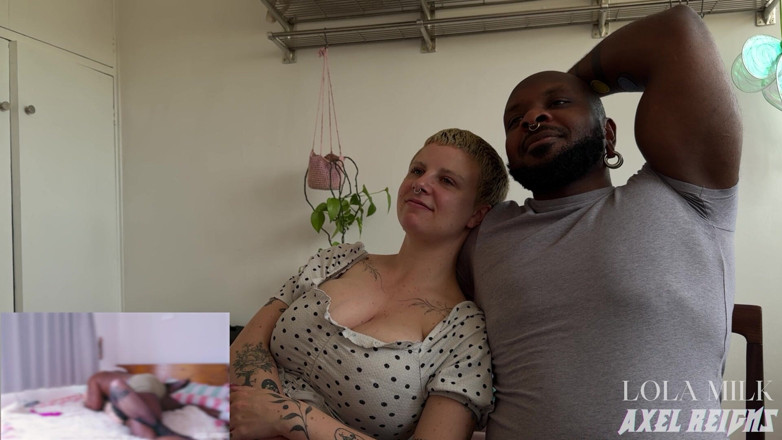 AxelReigns: Urmărind filmele noastre porno, partea 4 - Lola Milk X Axel Reigns