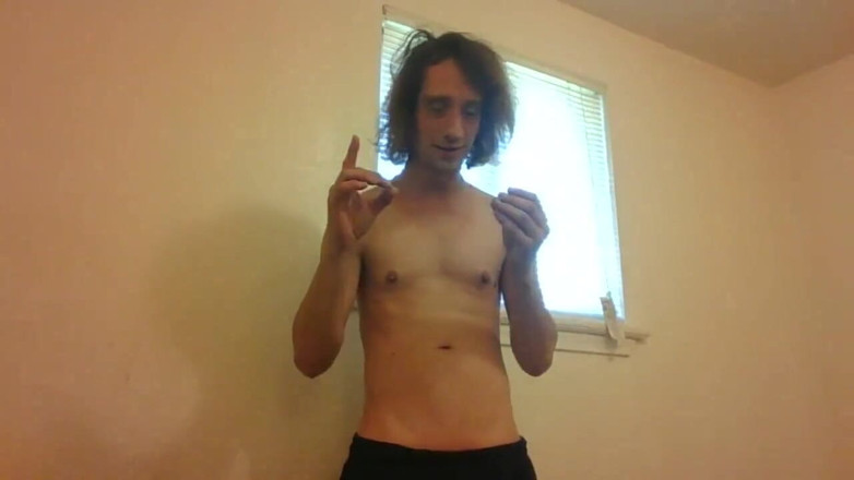 LilTaste: Topless Transgirl Taking Hormone Replacement Pills; Almost a Year on...