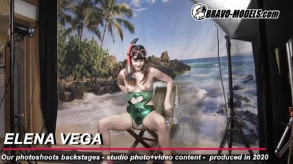Bravo Models Media: 377 backstage photoshoot Elena Vega adult