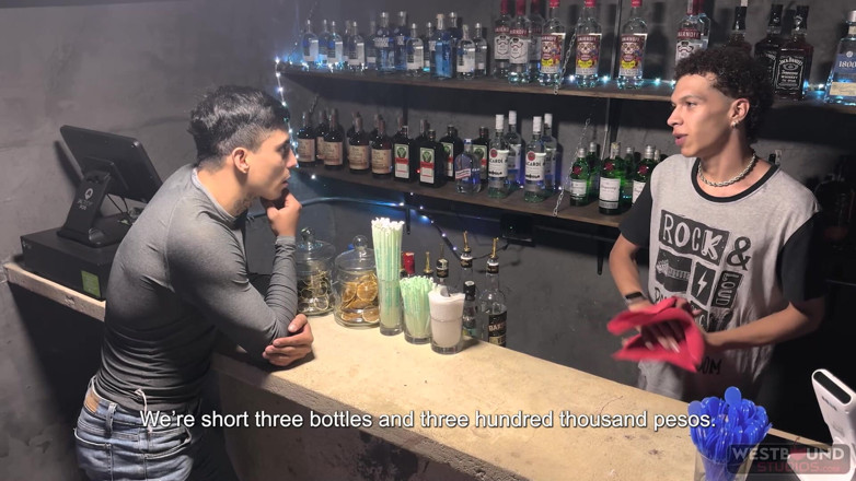 Latin Twinks: Alex King Fucks Employee Essteban Raw After Catching Him Stealing