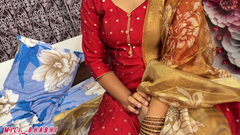 Mili bhabi: Primeira noite recém-casado casal indiano desi muçulmano fazendo sexo romântico,...