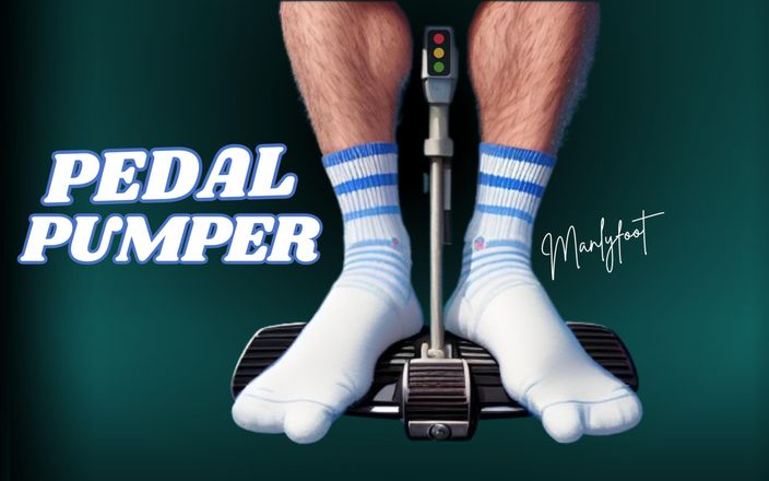 Manly foot: Gay daddy tiri - pedal pumper - permulaan yang ganas