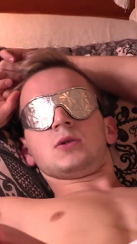 Taylor Blaze is introduced to a young, fair-headed dom and his dark-haired sub