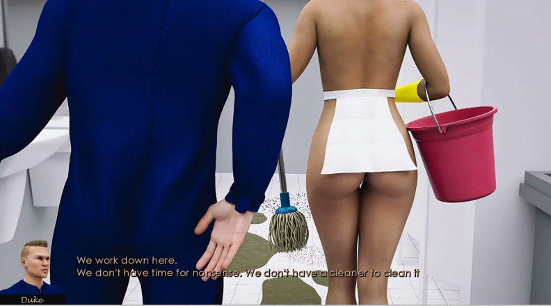 XXX Games Bunk: Special Request - Gameplay - Roleplay - Cleaning in Apron Only