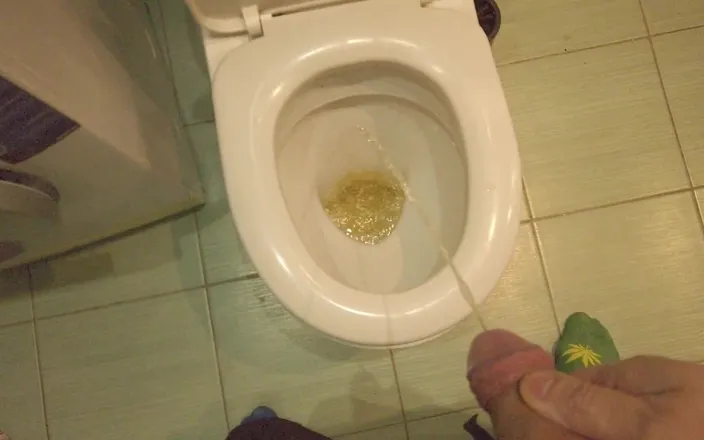 Jerkoff Bank: Pissing in Toilet POV