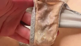 These Panties Are Full of Pussy Cream! Watch How Juicy and Delicious Her Pussy Is!