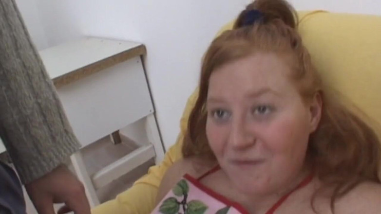 Real Home Made: Chunky redhead woman banged in a hot gangbang