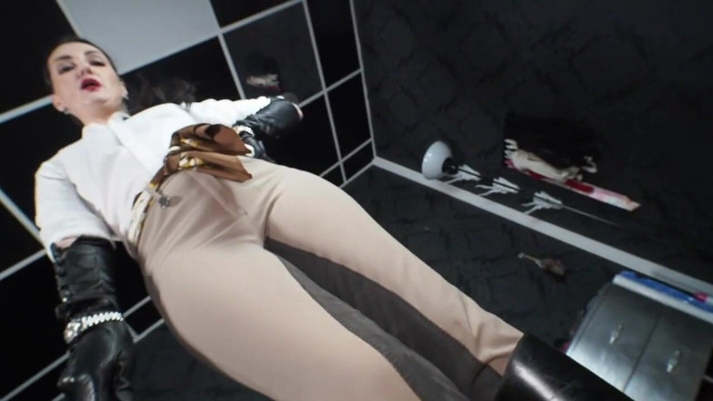 Lady Victoria Valente: JOI game for my stable boy: kiss my jodhpurs ass...
