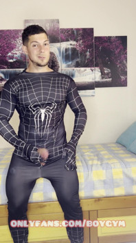 Spiderman Milkbig wytryski!