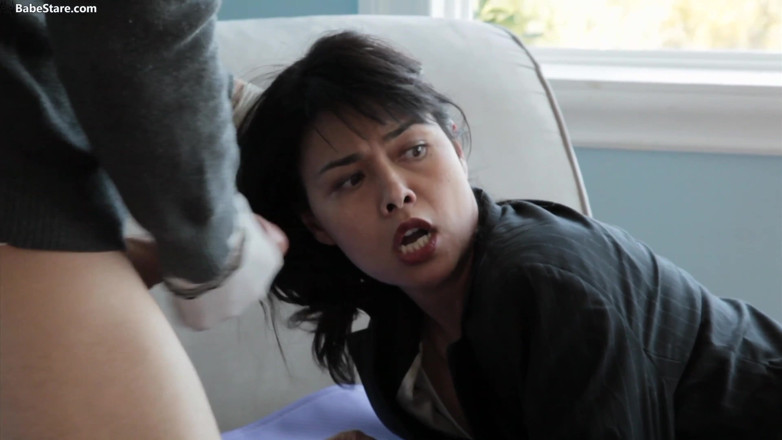 Babe Stare: Hold on tight for pleasure: woman gets double penetration