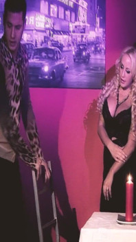 Uncovered Women Scene 4: Blonde Big-breasted MILF in Lingerie Likes to Fuck with Two Cocks at the Same Time