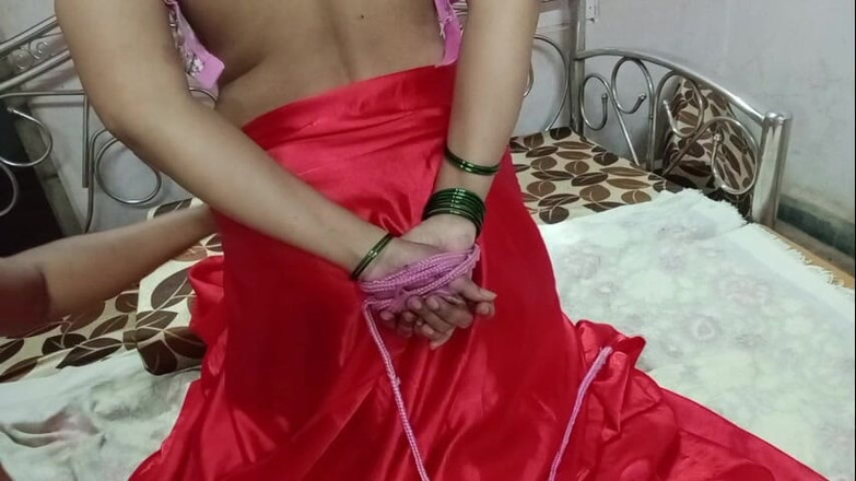 Rangeeli_Mangala: Desi stepudad svázala bhabhi a tvrdě ji